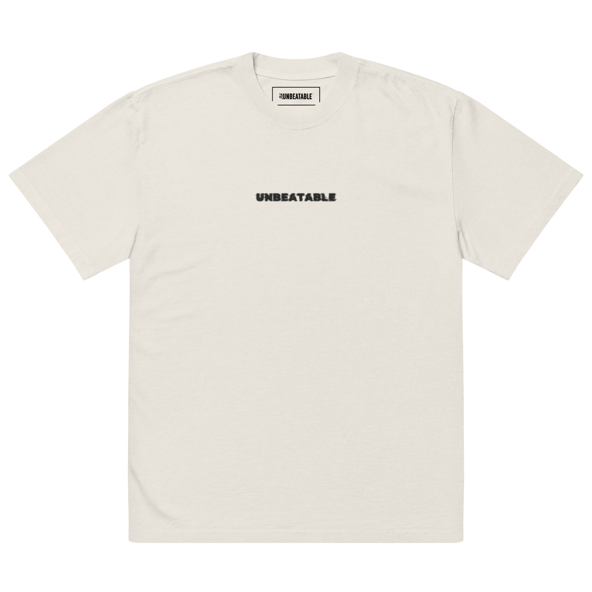 UNBEATABLE OVERSIZED TEE - BONE