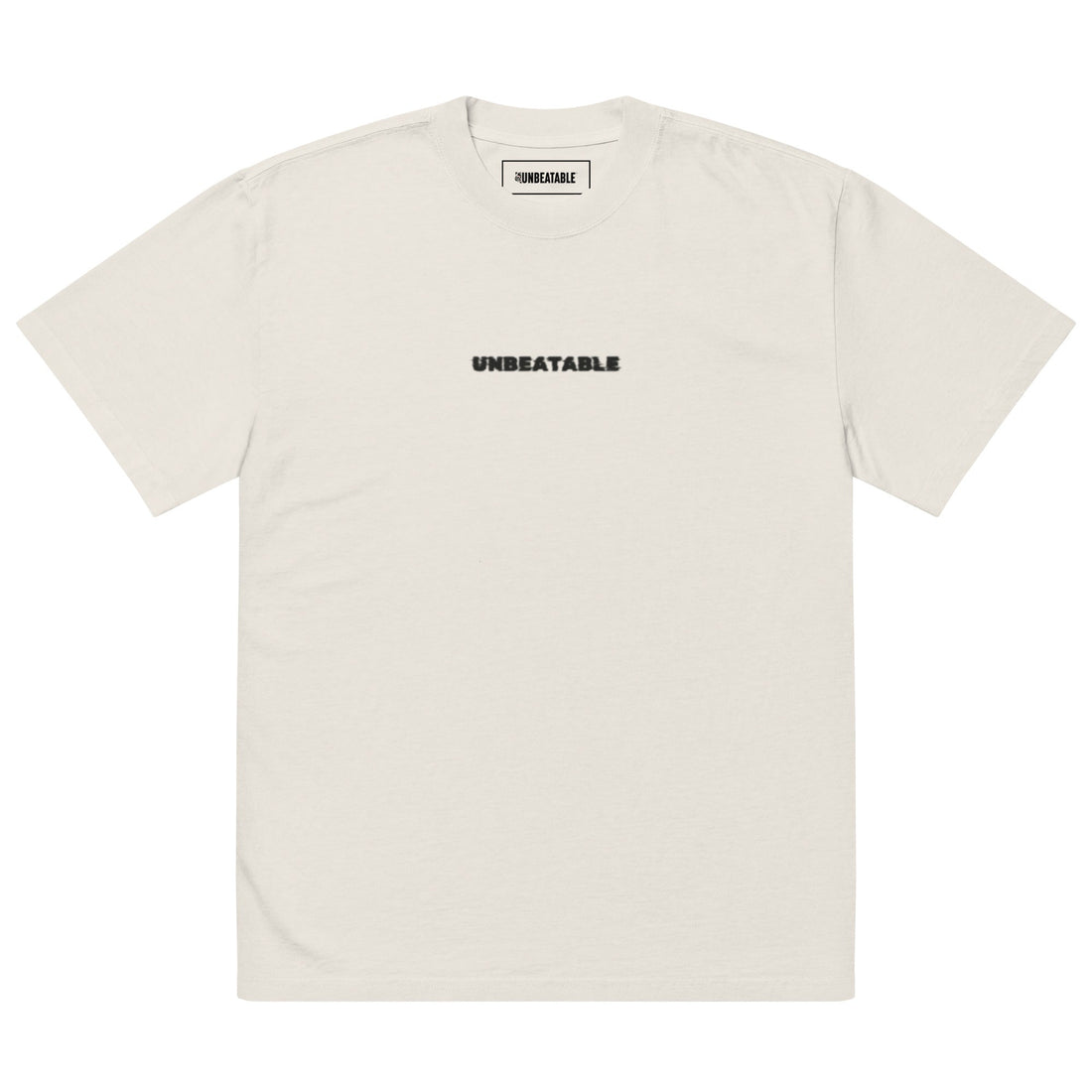 UNBEATABLE OVERSIZED TEE - BONE