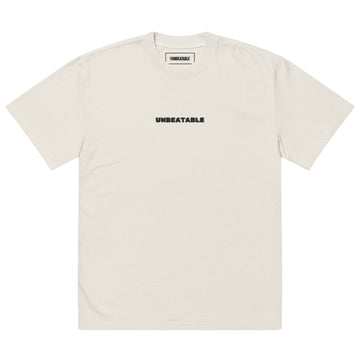 UNBEATABLE OVERSIZED TEE - BONE